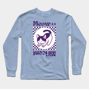 Cat-tastic Elegance: Meownificent Masterpiece Long Sleeve T-Shirt